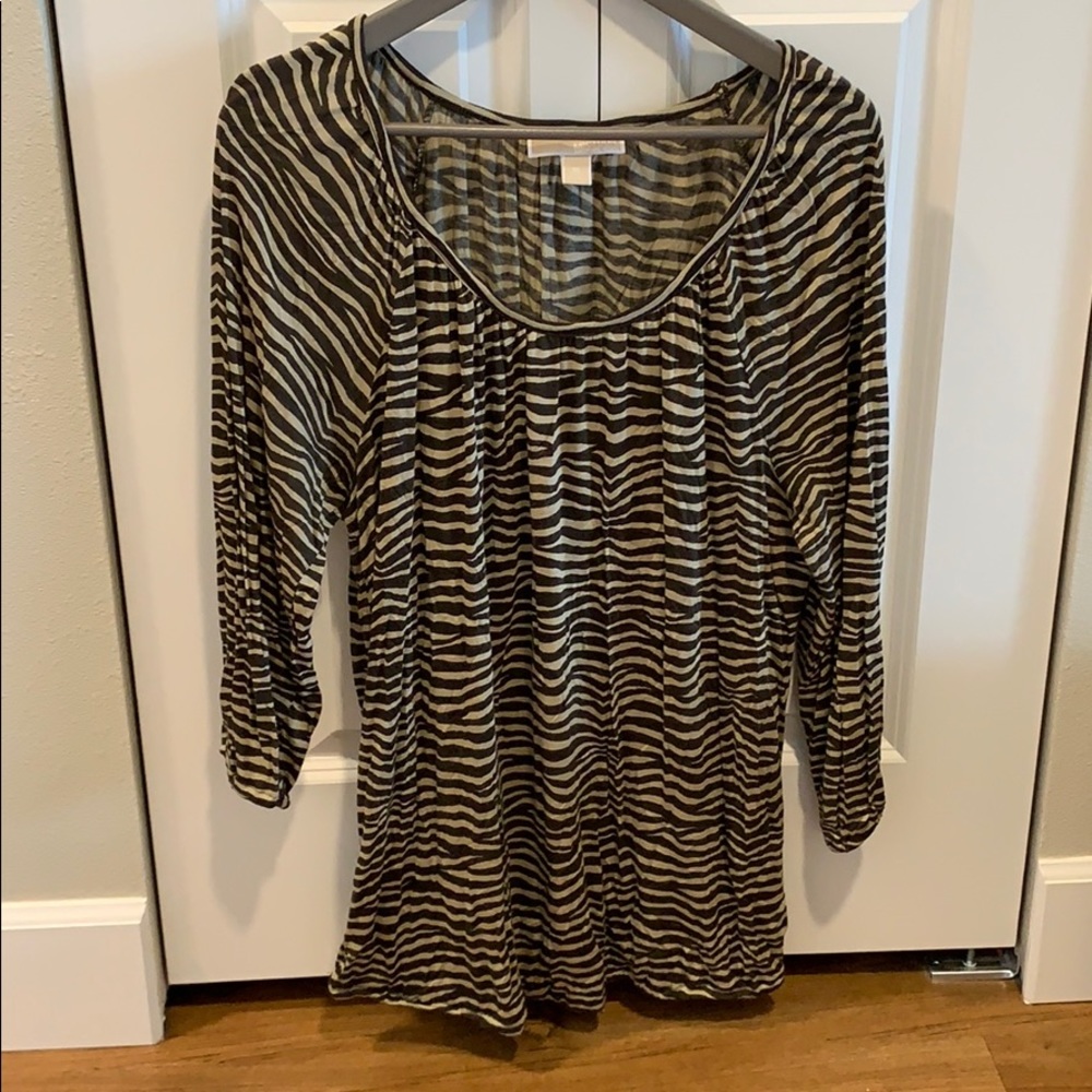 Zebra print blouse